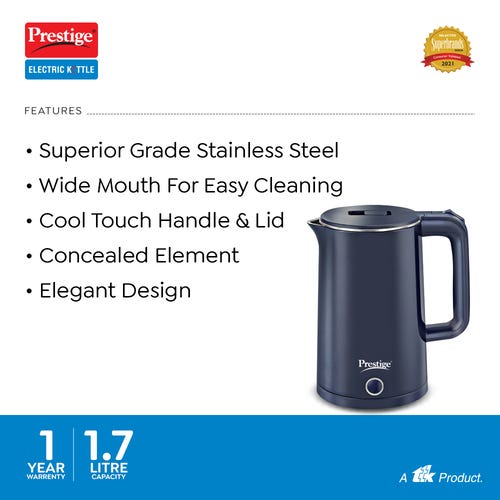 Prestige Electric Kettle - PKCB 1.7 (1.7L With Concealed Element)