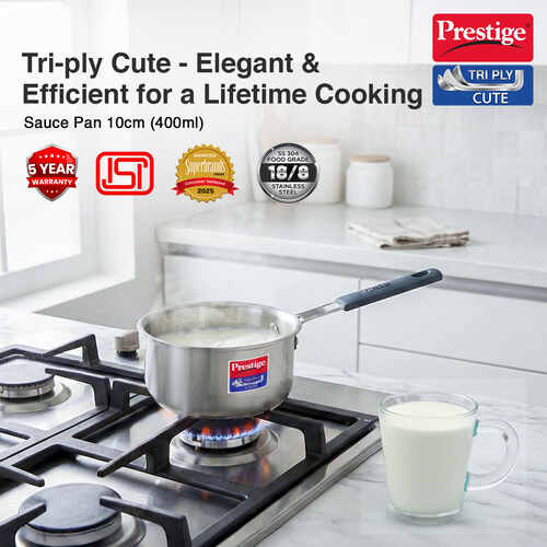 Prestige Tri Ply Cute Sauce Pan
