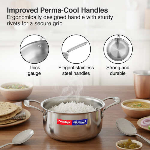 Prestige Tri Ply Splendid Casserole With SS Lid