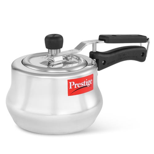 Prestige Nakshatra Plus Svachh Aluminium Spillage Control Handi Pressure Cooker (Silver)