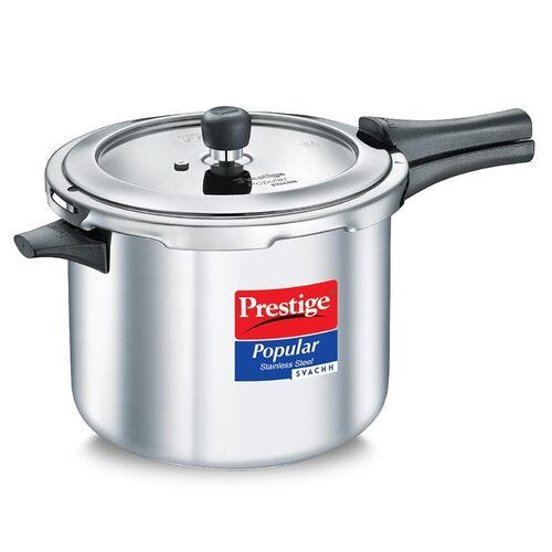 Prestige Popular Svachh Spillage Control SS Pressure Cooker
