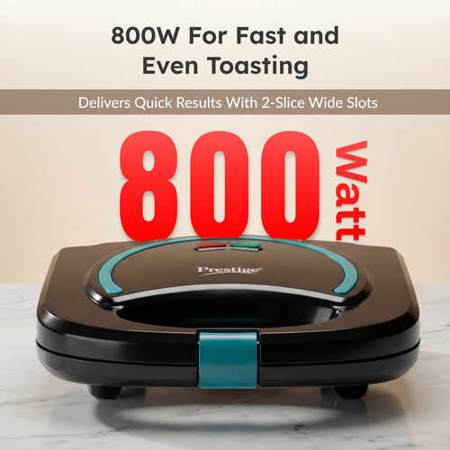 Prestige Sandwich Toaster PSMFB (D) Designer Series With Fixed Sandwich Plates