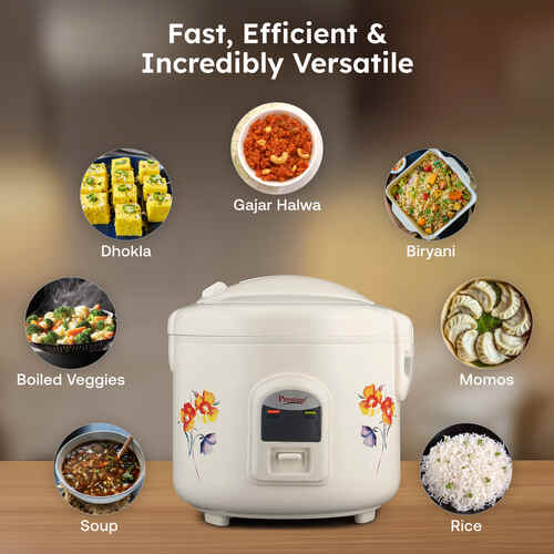 Prestige Delight Electric Rice Cooker - PRWCS 1.2 (1.2L Closed Type)