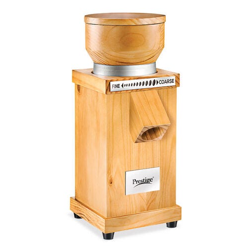 Prestige PGG 01 180 Watts Wood Finish Grain Grinder (Brown)