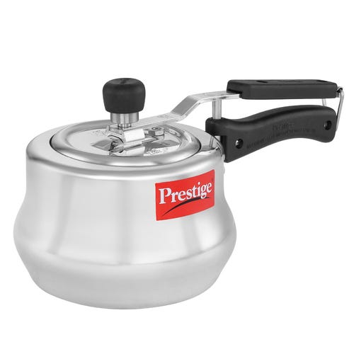 Prestige Nakshatra Plus Svachh Aluminium Spillage Control Handi Pressure Cooker (Silver)