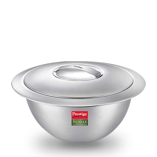 Prestige Royale Stainless Steel Insulated Casserole, Silver