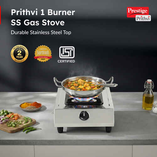 Prestige Prithvi Stainless Steel Gas Stove