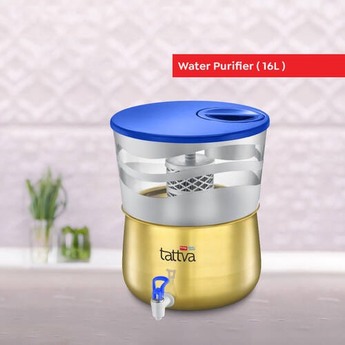 Prestige CleanHome Tattva 4.0 Brass Water Purifier, 16 L