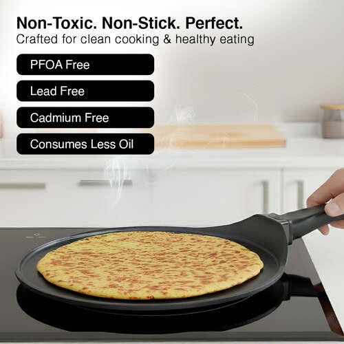 Omega Die-Cast Plus Aluminium Non-Stick Tawa 27 cm