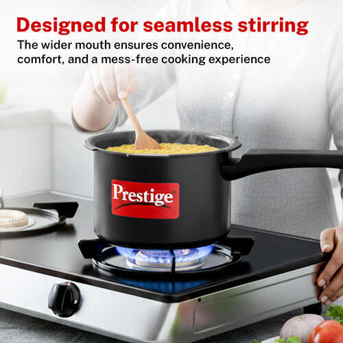 Prestige Popular Svachh Hard Anodised Pressure Cooker 3.0 L