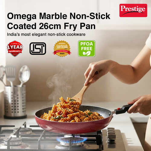 Prestige Omega Marble Aluminium Non-Stick Cookware - Fry Pan