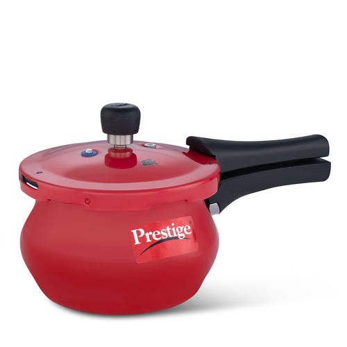 Prestige Deluxe Plus Aluminium Pressure Baby Handi 2 Litre - Red