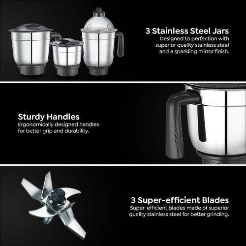 Prestige Atlas Plus 3 Jar 750 Juicer Mixer Grinder