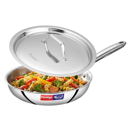 Prestige Tri Ply Splendid Fry Pan With SS Lid 26 cm