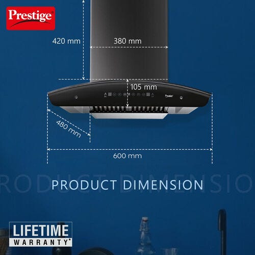 Prestige Oscar Plus Safesns 600 Chimney