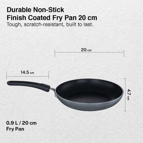 Prestige Omega Select Plus Teflon Non-stick Coated Fry Pan 20cm (Black)