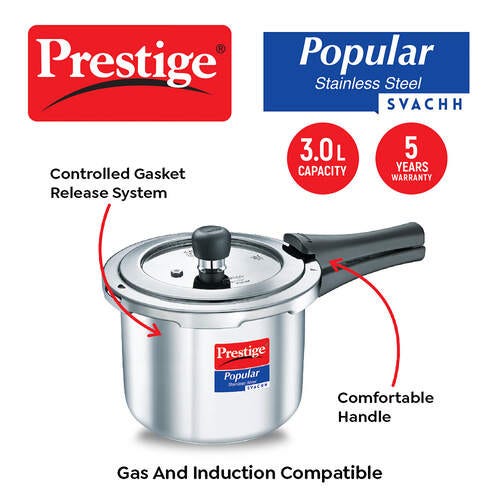 Prestige Popular Stainless Steel Combo