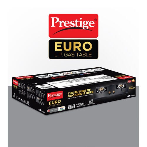 Prestige Euro L.P. Glass Top Gas Stove