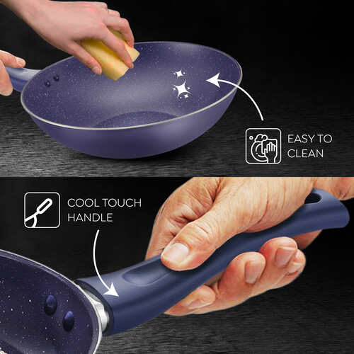 Prestige Ceraglide Ceramic Coating Non-Stick Aluminium Cookware Wok