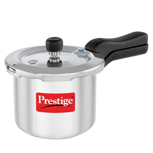 Prestige Svachh Aluminium Anti Bulge Induction Base Pressure Cooker (Silver)