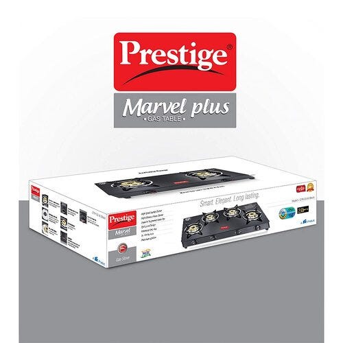 Prestige Marvel Plus Toughened Glass Top Gas Stove