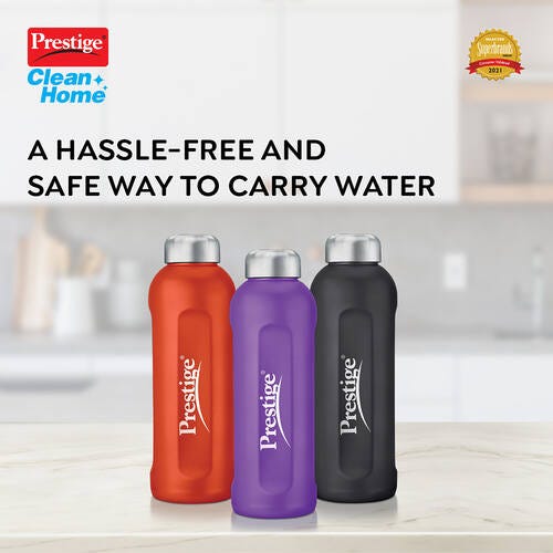 Prestige PDWBC 05 Double Walled Coloured Stainless Steel Water Bottle 750ml (Assorted) - Pack of 1