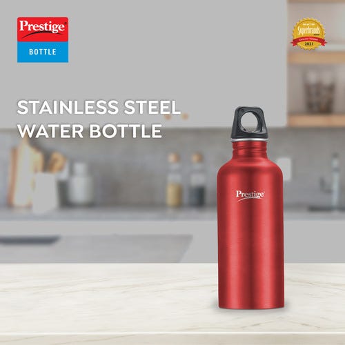 Prestige PSWBC 01 Stainless Steel Water Bottle, 500 ml (Red)