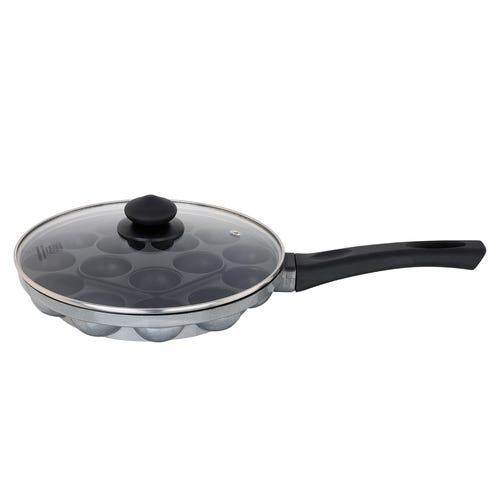 Prestige Omega Select Plus Paniyarakkal with Lid 24 cm (Aluminium, Non-stick)