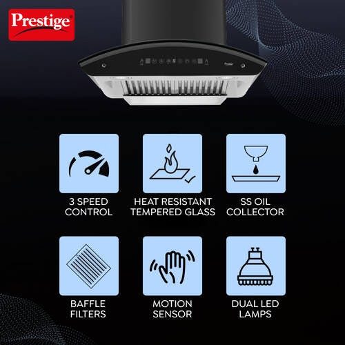 Prestige Split Kitchen Hood - Prestige Zen 600