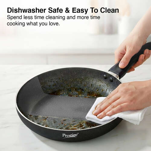 Prestige Omega Deluxe Granite Aluminium Non-Stick 4 Pc Cookware Set