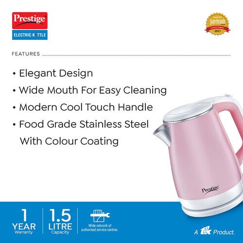 PRESTIGE ELECTRIC KETTLE - PKPC 1.5 (1.5L WITH CONCEALED ELEMENT)