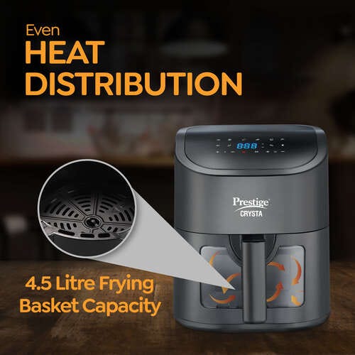 Prestige Crysta Electric Digital Air Fryer 4.5 L