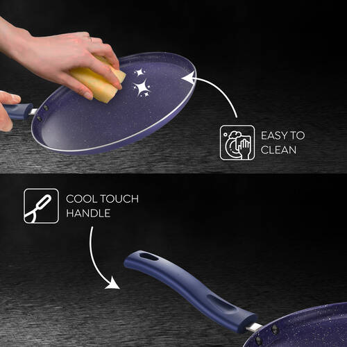 Prestige Ceraglide Ceramic Coating Non-Stick Aluminium Cookware Omni Tawa