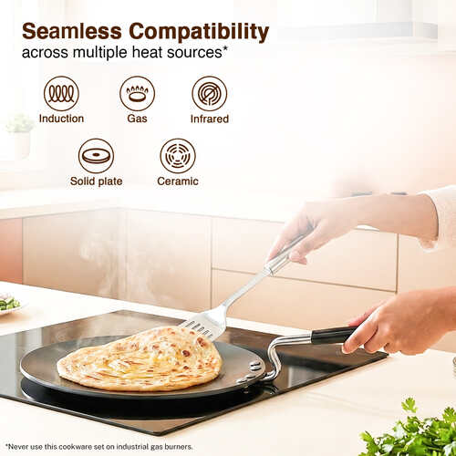 Prestige Hard Anodised Plus Induction Base 3 Pc Cookware Set