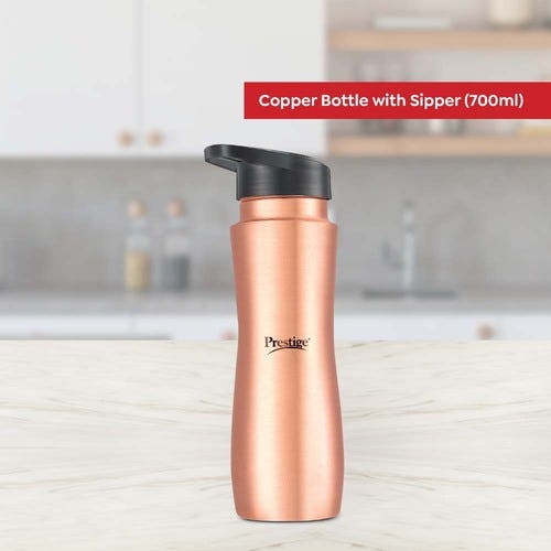 Prestige Tattva TCB 07 Copper Water Sipper, 0.7L