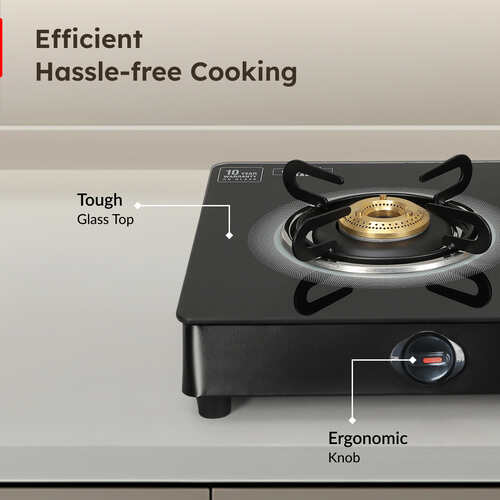 Prestige Royale Plus GT 02 Toughened Black Glass Top