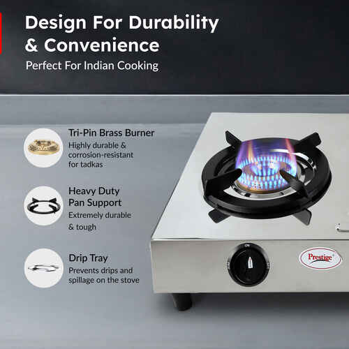 Prestige Fame Stainless Steel Gas Stove