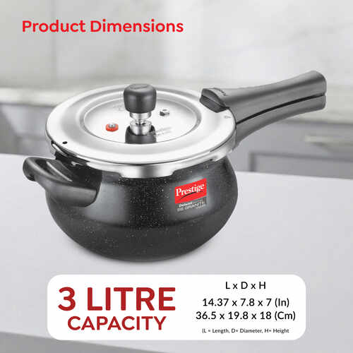 Prestige Deluxe Alpha Stainless Steel Pressure Cooker