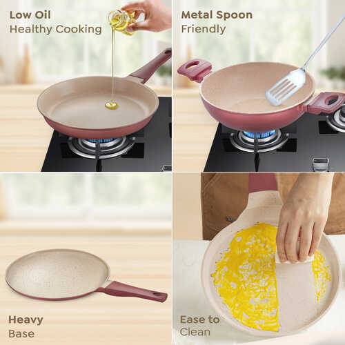 Prestige Omega Diecast Non-Stick Cookware Combo Set