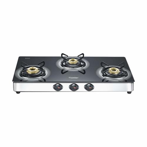 Prestige Marvel Glasstop Gas Stove with Brass Burners