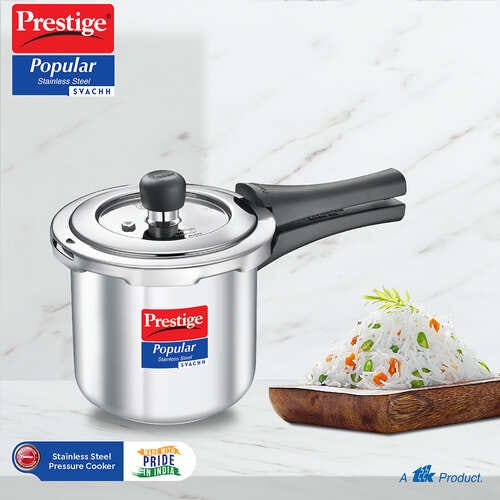 PRESTIGE POPULAR SVACHH STAINLESS STEEL PRESSURE COOKER 2.0 L