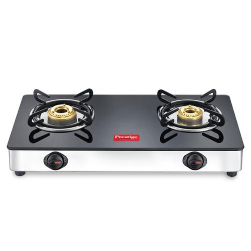 Prestige Magic Glass Top Gas Stove (2 Burners) - GTMC 02 SS