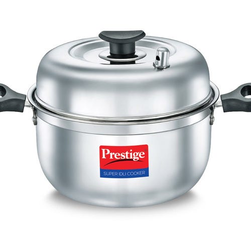 Prestige Super Idli Cooker Steam Vent 4 Plate