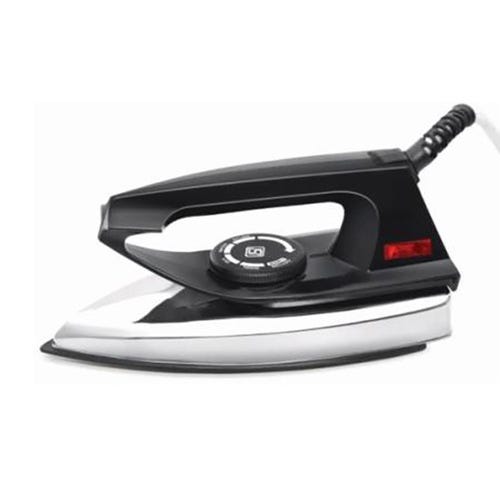 Prestige 750 W Dry Iron (Black and Silver)
