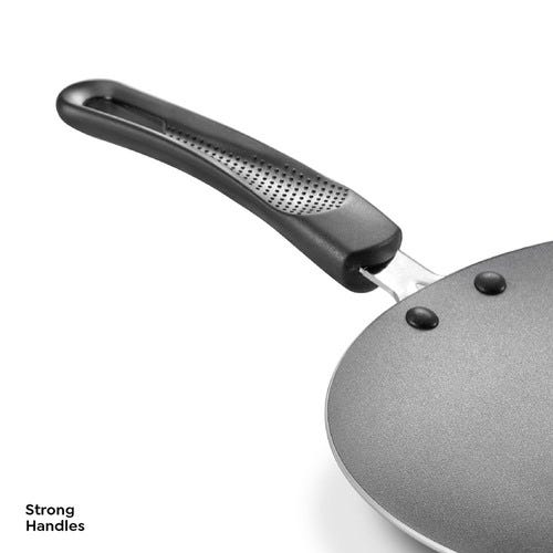 Prestige Omega Select Plus Non-stick Concave Tawa, (Black)