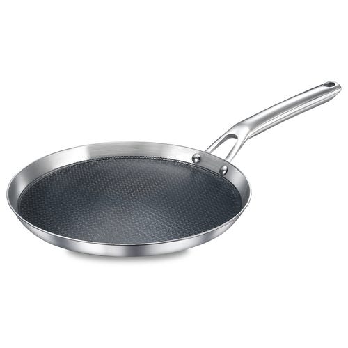 Prestige TRIPLY HexaMagic Ceramic Omni Tawa | Durable Honeycomb Structure | PFOA & PFAS free | Healthy Eating | Gas & Induction Compatible | 15Y Product & 3Y Coating Warranty| ISI Certified