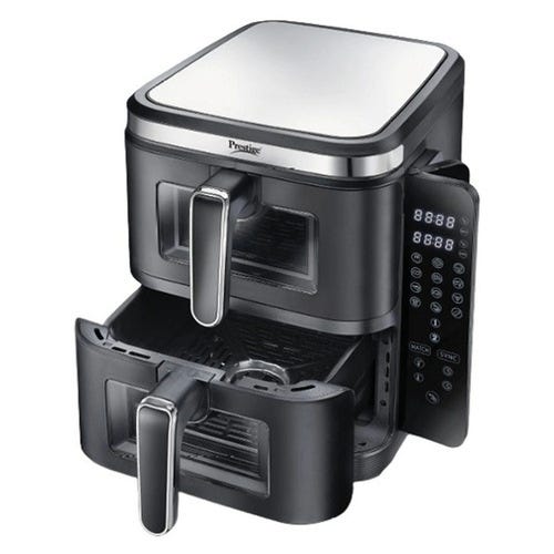 Prestige Air Duo 2850W 12 Preset Menu Options|Foldable Control Panel|Dual baskets Air Fryer (12 L)