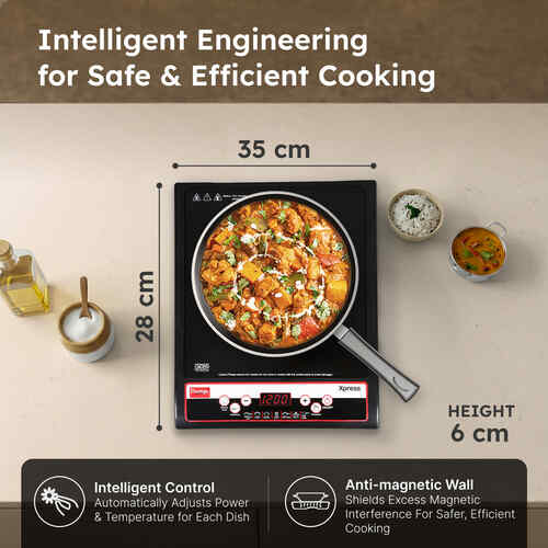 PRESTIGE INDUCTION COOKTOP – XPRESS 1200W | AUTOMATIC VOLTAGE REGULATOR