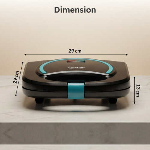 Prestige Sandwich Toaster PSMFB (D) Designer Series With Fixed Sandwich Plates