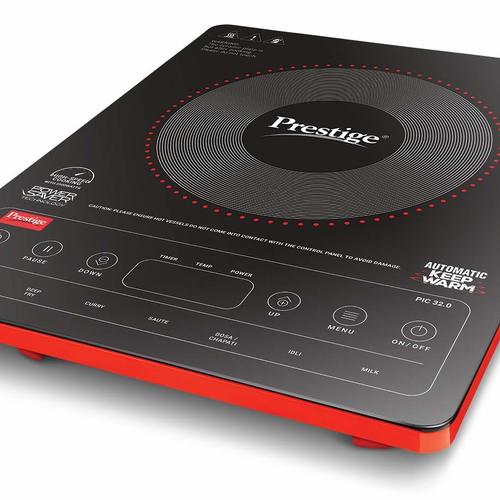 Prestige PIC 32.0 Induction Cooktop 2500W with Indian Menu Options (Red)